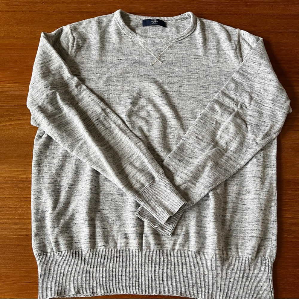 Marked grey varsity sweatshirt
